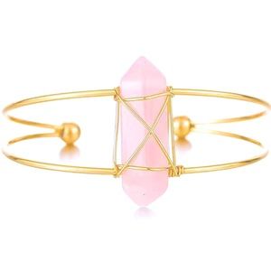 Crystal bracelet gold finish NWT